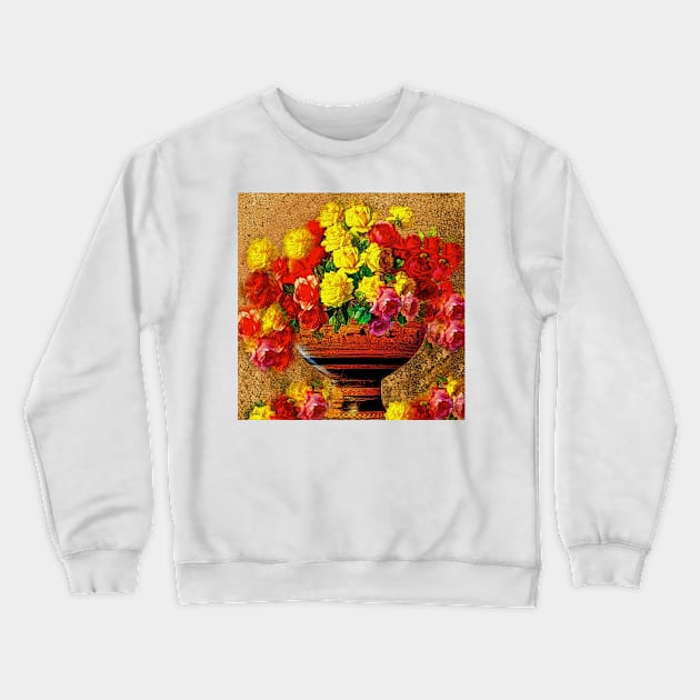 Roses Crewneck Sweatshirt by Overthetopsm